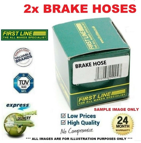 Front brake hoses - 2x, for