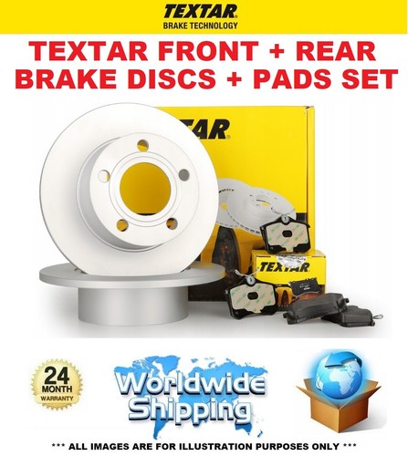 Textar front rear - +, discs