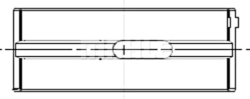 Pair crankshaft main - pair,