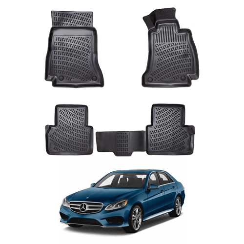 Rubber floor mats deep - rubber, tray